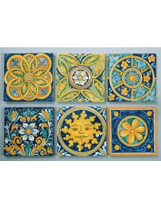 Piastrelle in ceramica nello stile tipico di Caltagirone (ceramica)